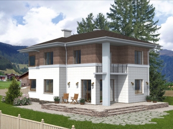 планировка дома с террасой | Планировка бунгало, Фасады домов, Архитектура домов